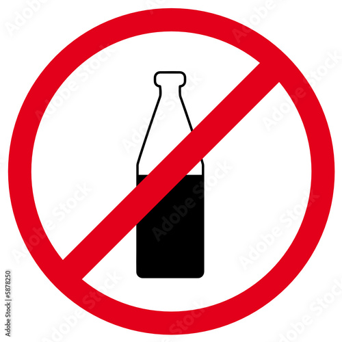 alkohol nicht erlaubt