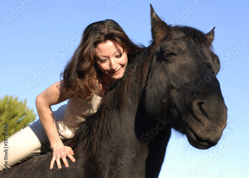woman and horse © cynoclub