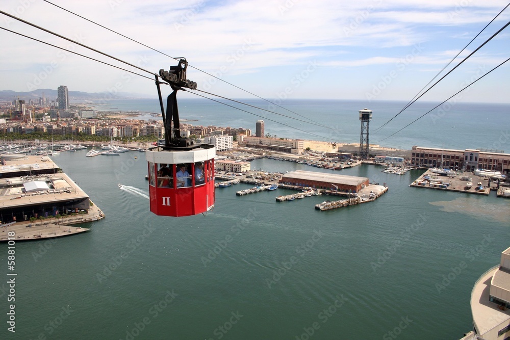 Fototapeta premium Barcelona - Hafen