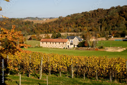 Home and vineyard in Aquitane France