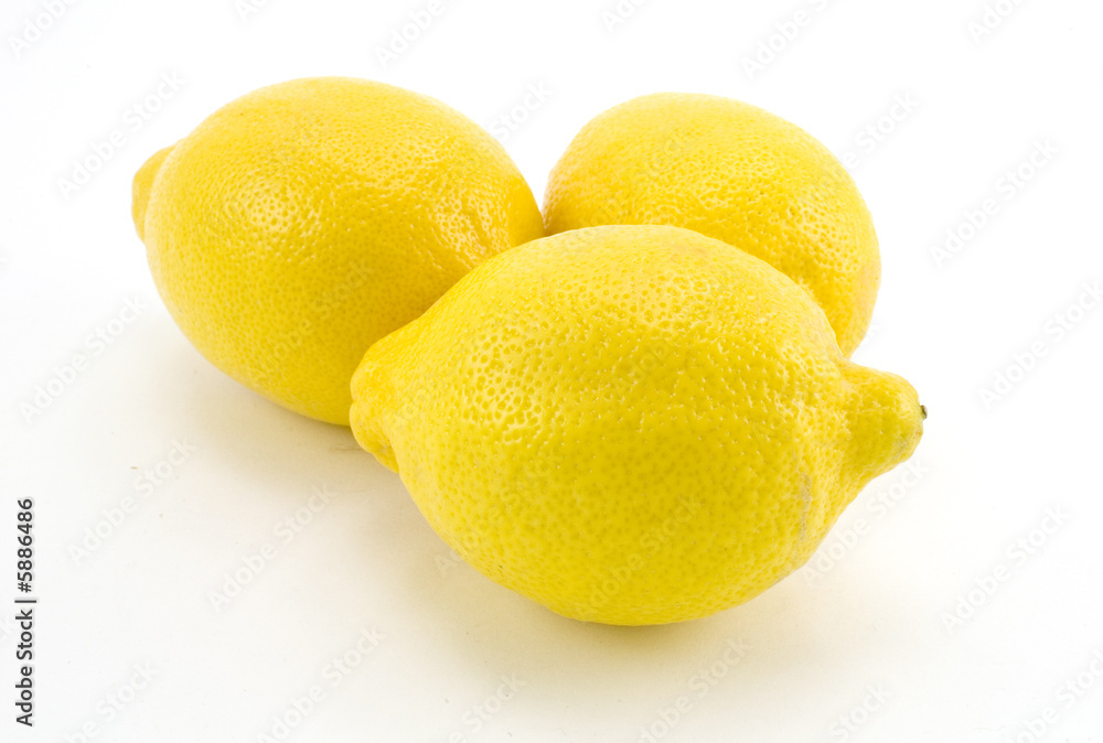 Group of lemons isolated on white background. Group of lemons isolated on white background.