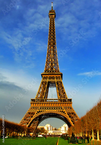 Eiffel Tower at daylight - Paris #5889843