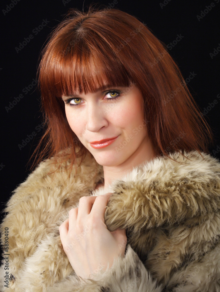 ginger-haired woman ginger-haired woman