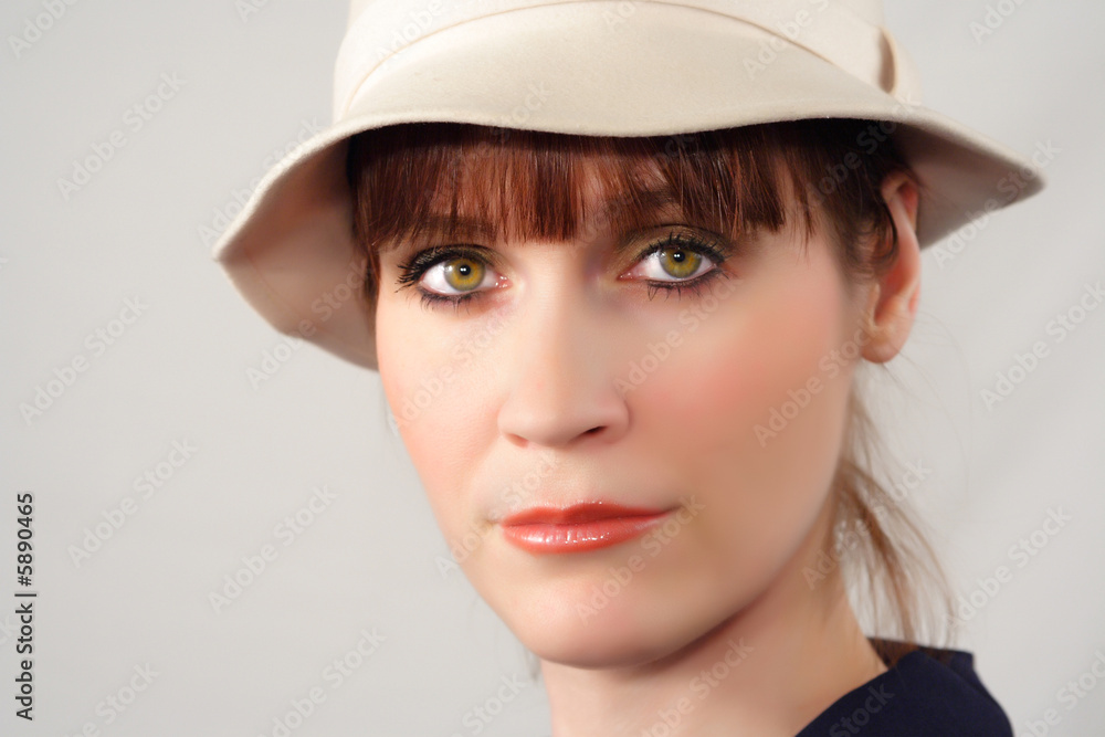 woman with a hat woman with a hat
