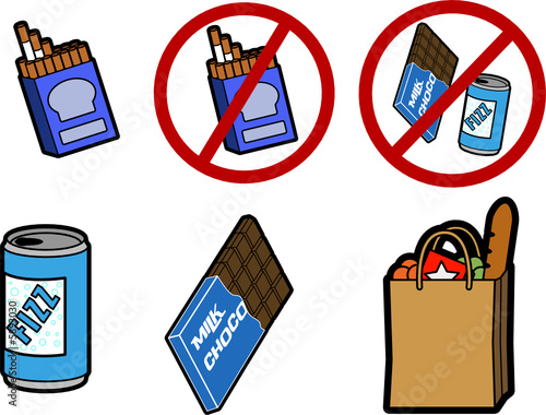 Food/ Drink/ Smoking Signs