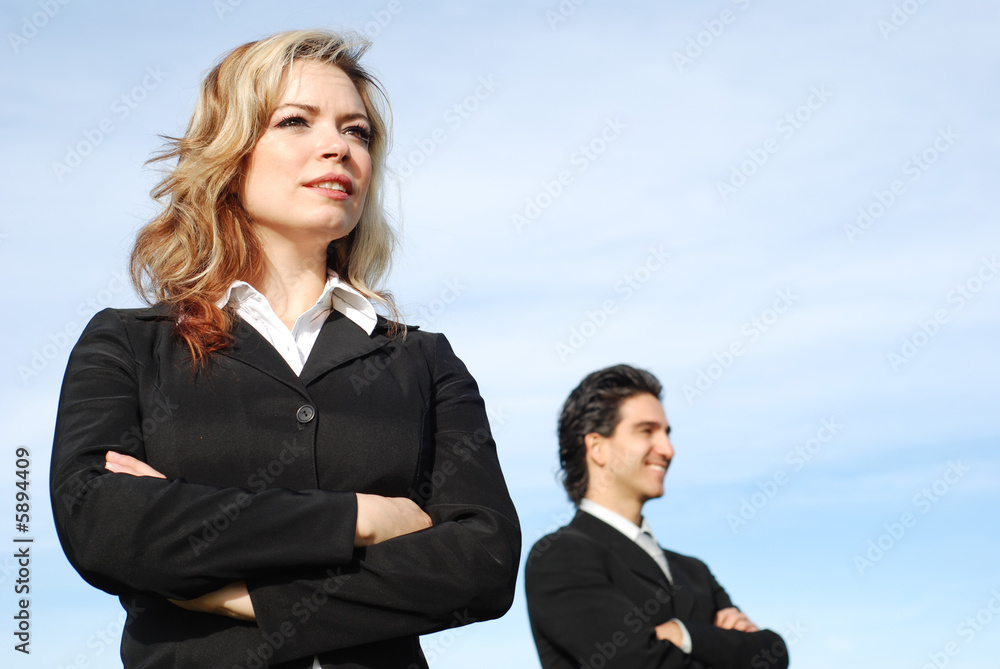 portrait of a confident and successful business team portrait of a confident and successful business team
