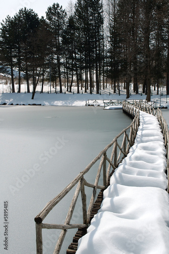 Ponte innevato