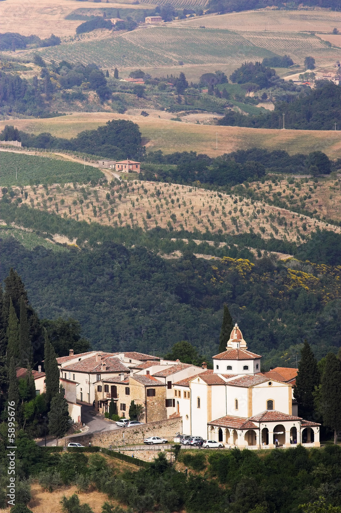 Nice view of Tuscany, Italy