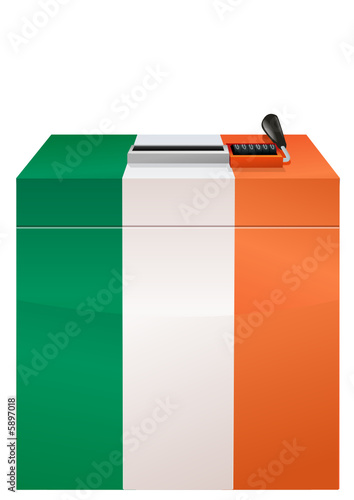 Urne d'élection Irlandaise