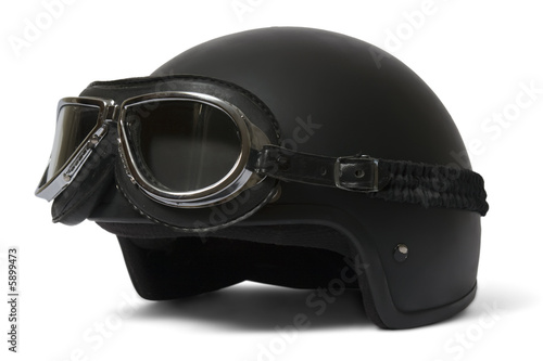 Helmet and goggles