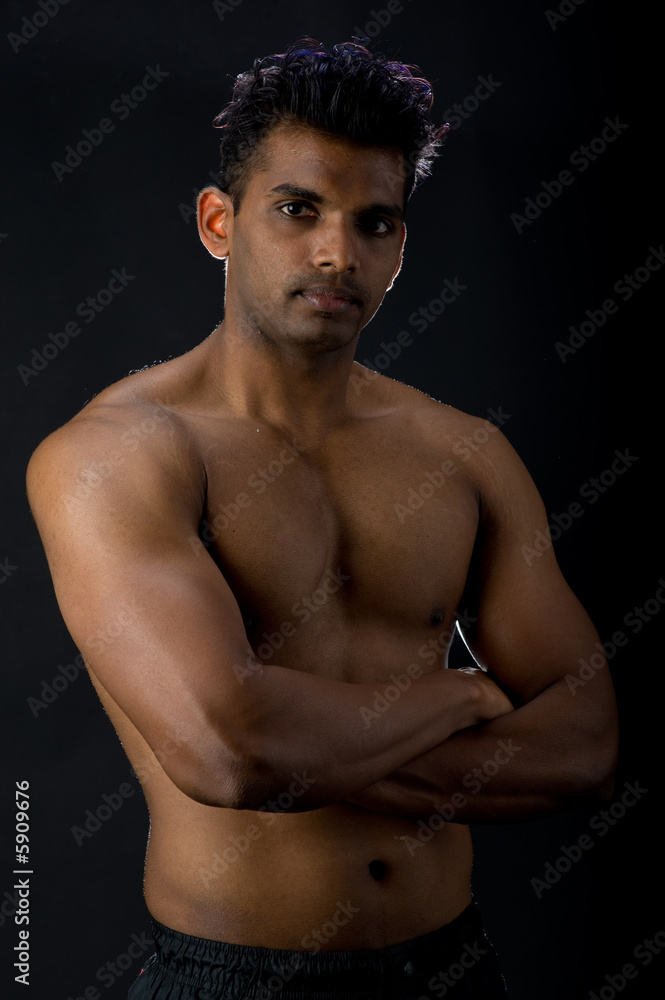 Fototapeta premium Muscular Indian Man