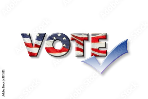 VOTE Graphic with Checkmark
