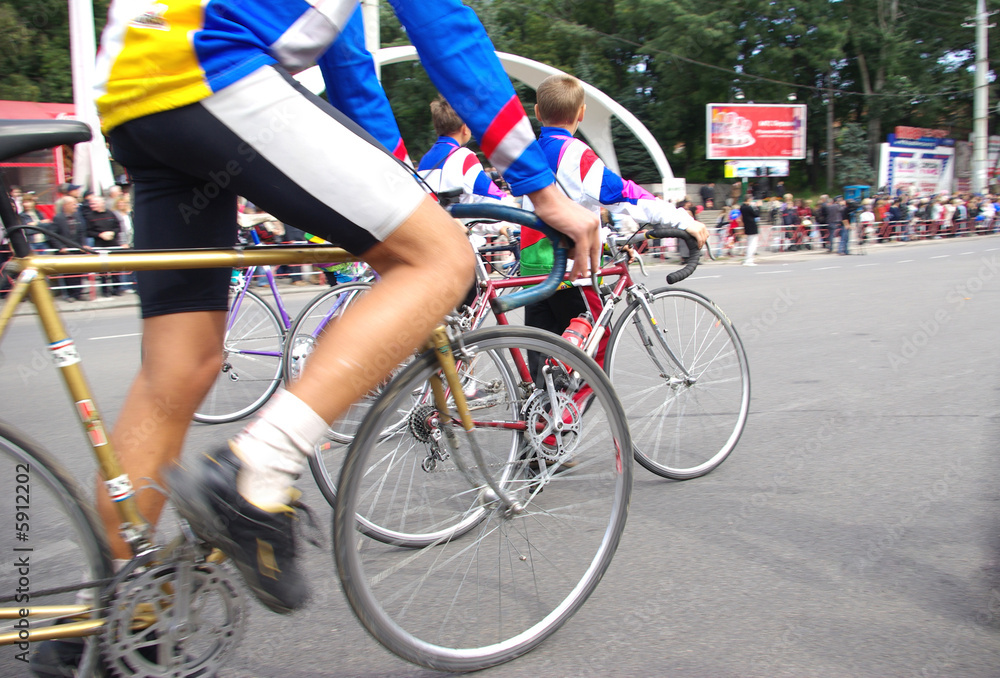 Fototapeta premium bicycle road race