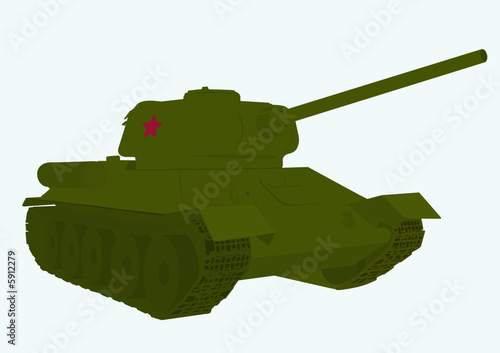  legendary Russian tank of the second world war T 34 