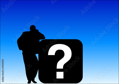 Homme et question