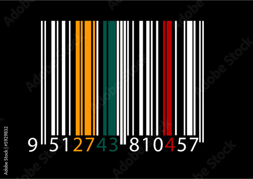 Code barre coloré