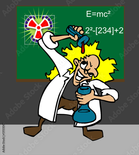 Verrückter Wissenschaftler - Illustration Vector