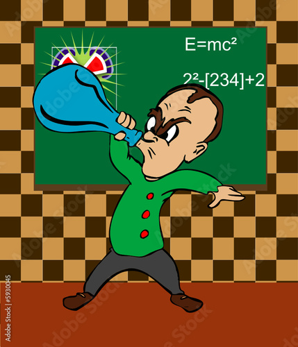 Verrückter Wissenschaftler - Illustration Vector
