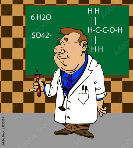 Verrückter Wissenschaftler - Illustration Vector
