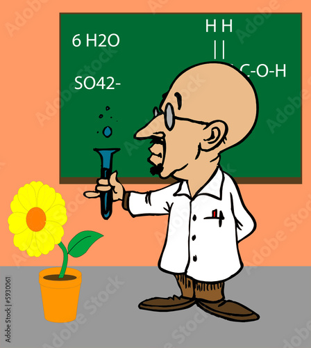 Verrückter Wissenschaftler - Illustration Vector