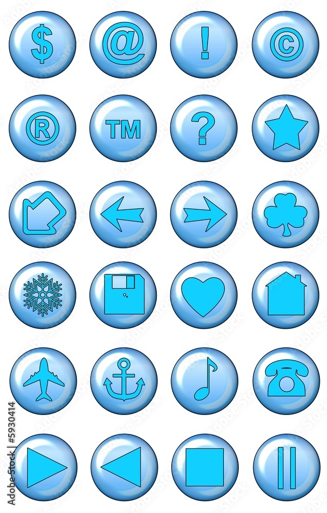 Web buttons Web buttons