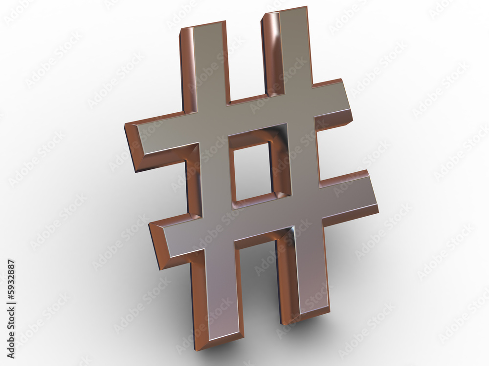 Obraz premium Symbol. 3d