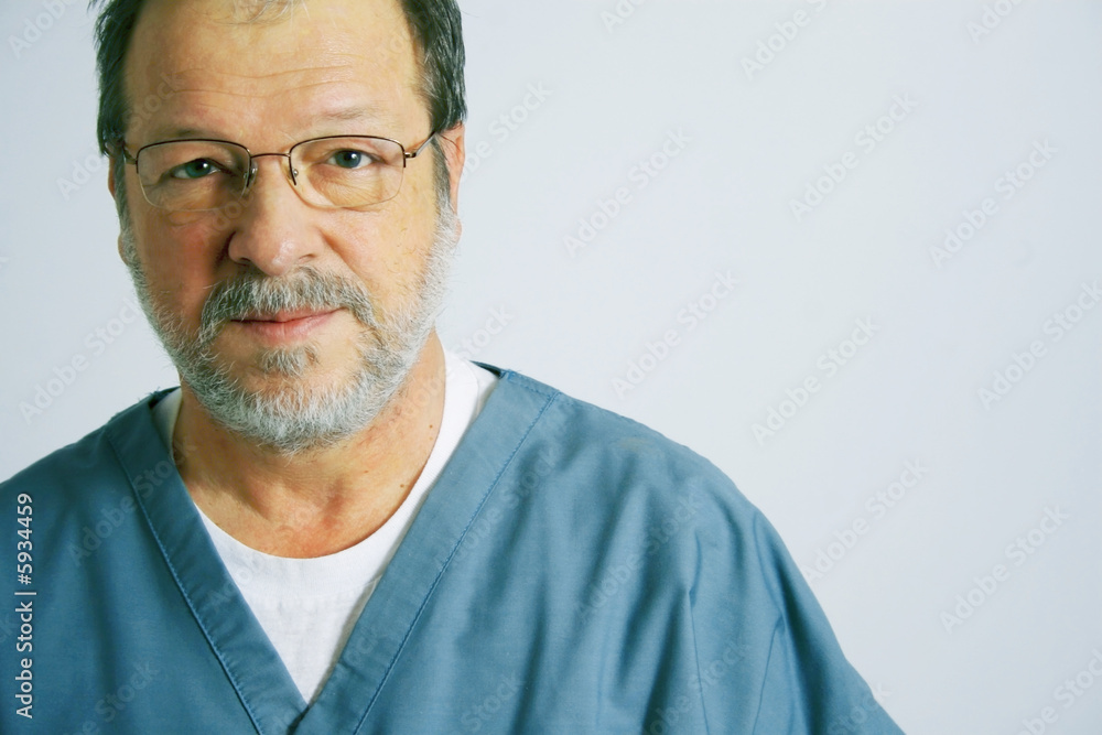 portrait of elderly doctor portrait of elderly doctor
