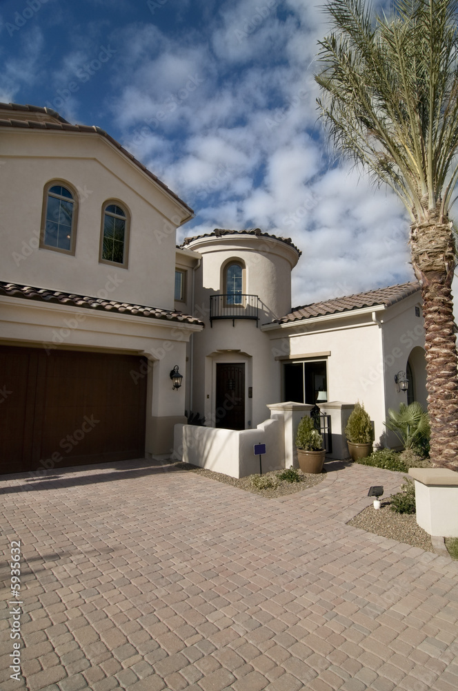 Fototapeta premium Beautiful Brand New Home