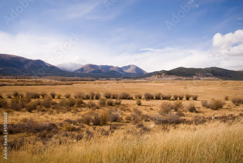 Wide open range land just west of Denver, Colorado.