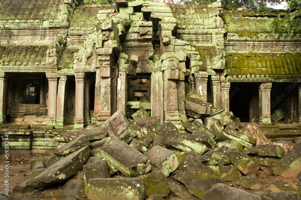 Temple Ruins In Cambodia