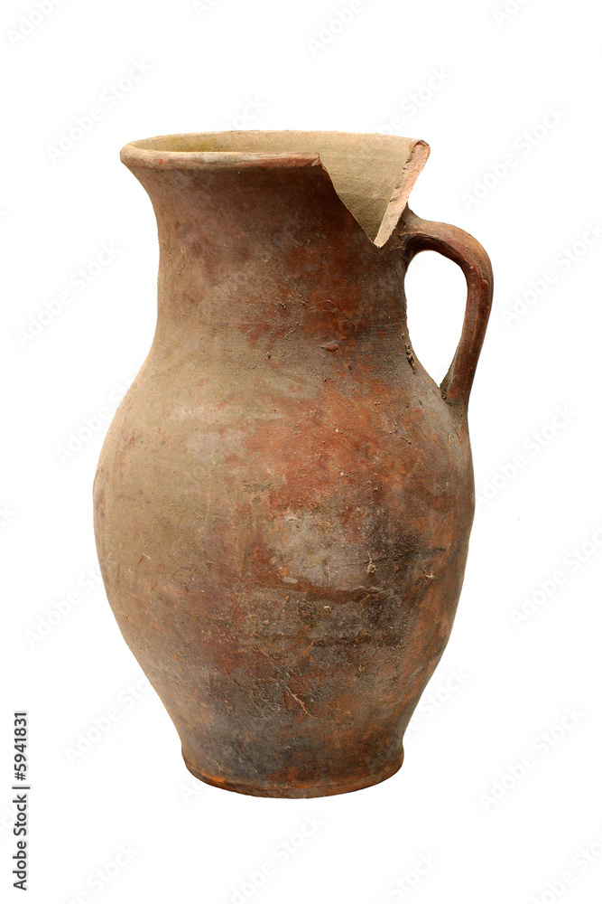 Broken traditional jug