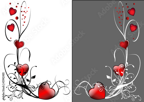 fond design de la Saint-Valentin