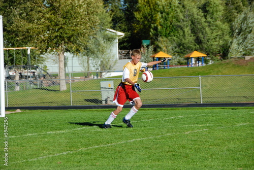 Boy Playing With Ball