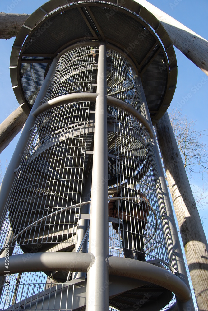 Naklejka premium Wendeltreppe