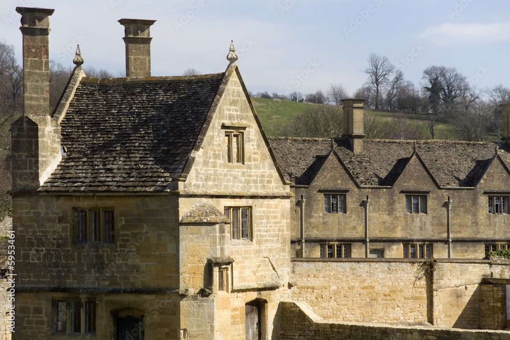 Chipping campden village in the cotswolds. Chipping campden village in the cotswolds.