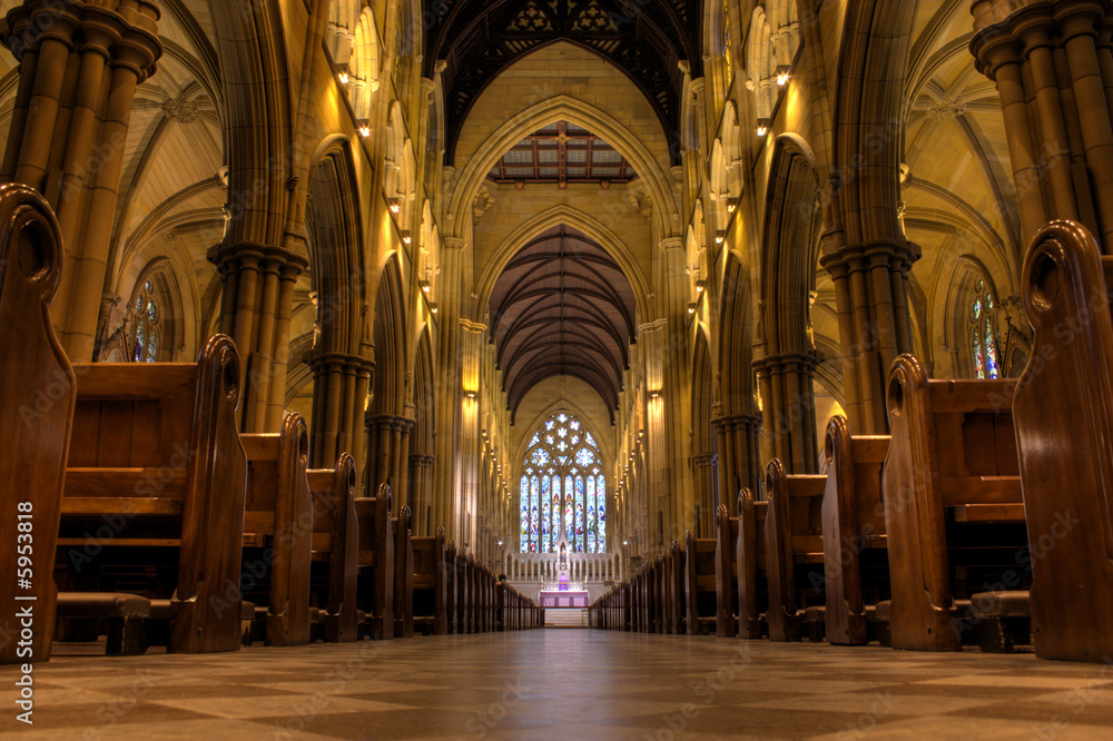 inside St Mary's Cathedral