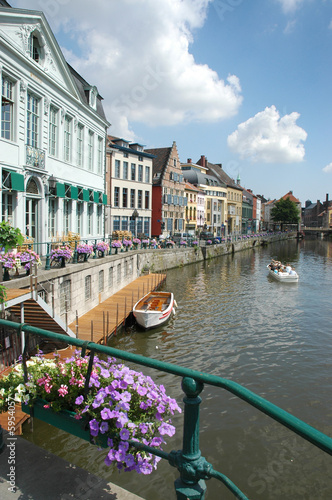 Canal in Ghent, Belgium