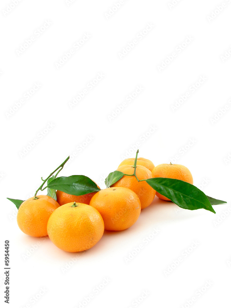 Islated tangerines Islated tangerines