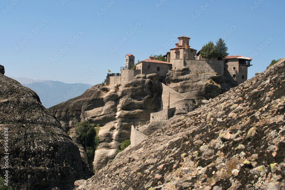 Meteors monasteries in Greece