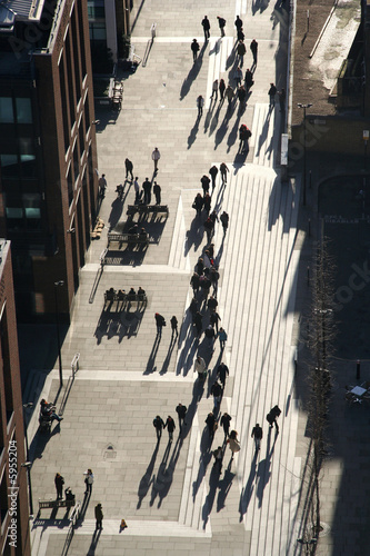 Pedestrians near the Millennium Bridge
