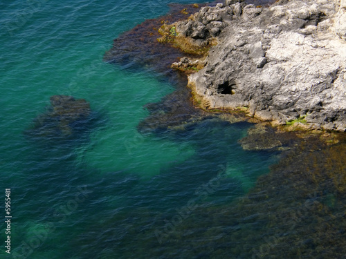 Beautiful sea coast. The western Crimea. Tarhankut