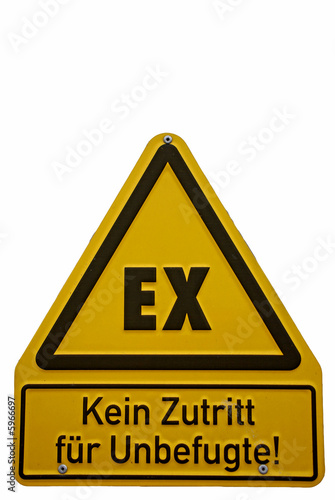 EX Schild