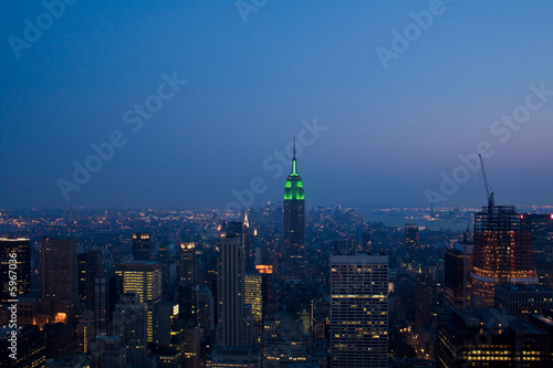 Manhattan in the twilight. New York