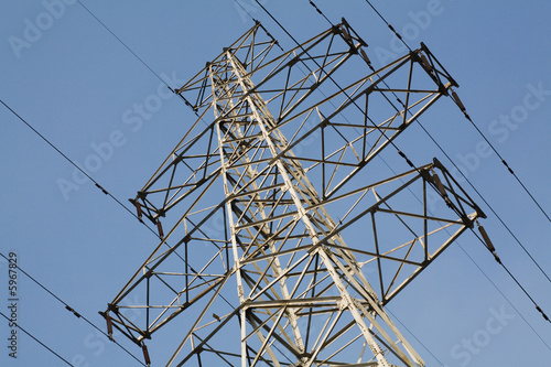  Electricity Pylon and power line