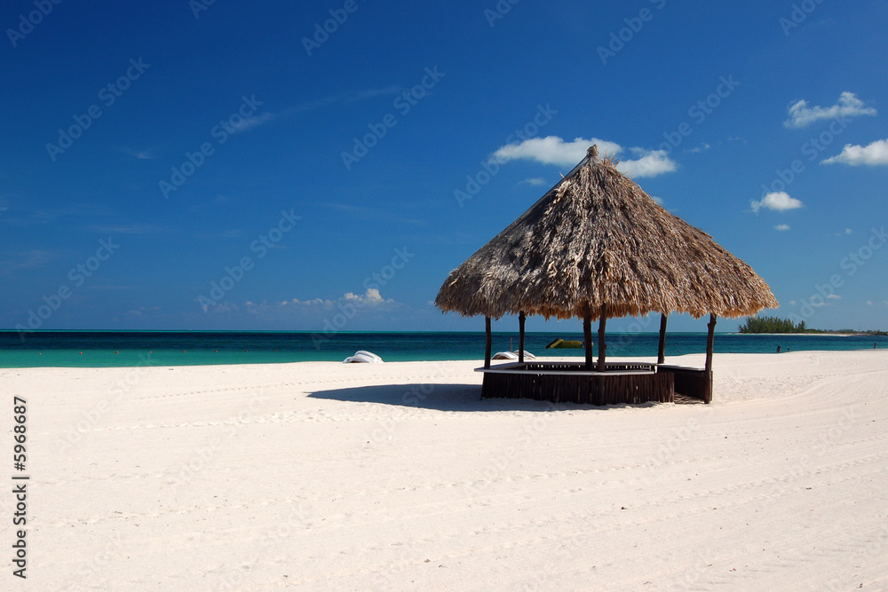 Beautiful beach at Passion Island, Mexico