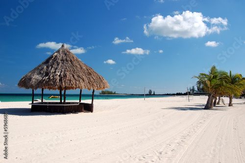 Beautiful beach at Passion Island, Mexico