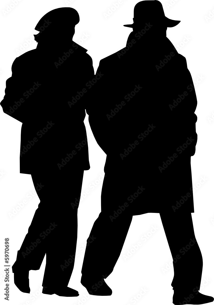 vector image of man and woman