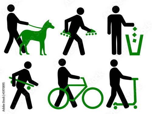 Park Rules with symbols