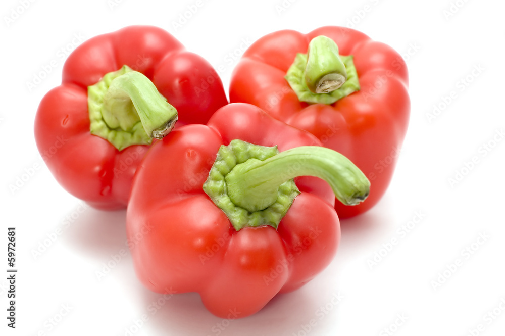 series object on white - food - cayenne on white series object on white - food - cayenne on white
