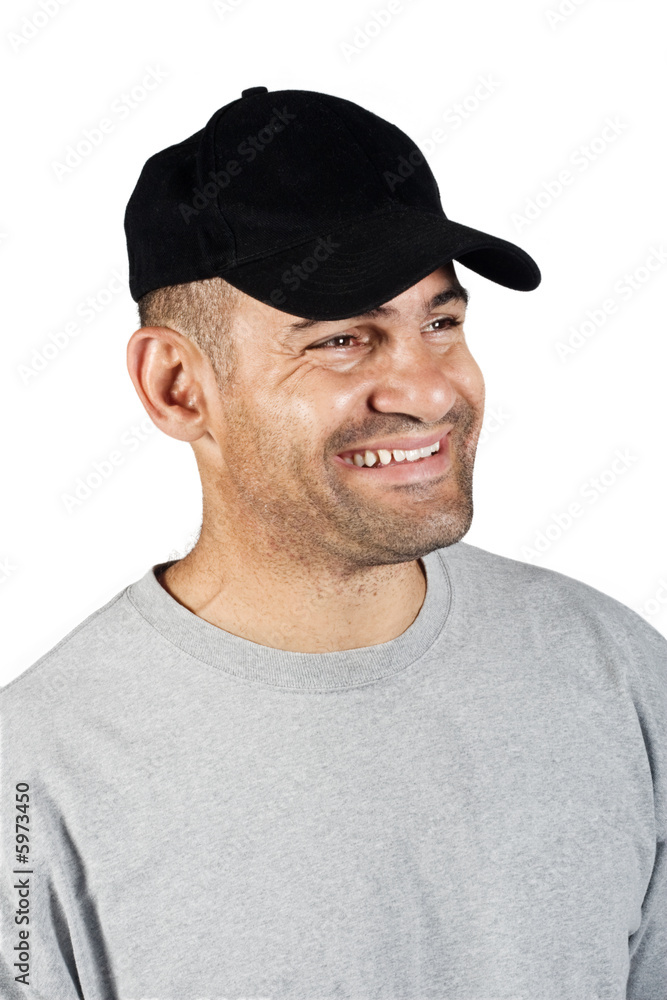 Young man with positive attitude towards a new working day Young man with positive attitude towards a new working day